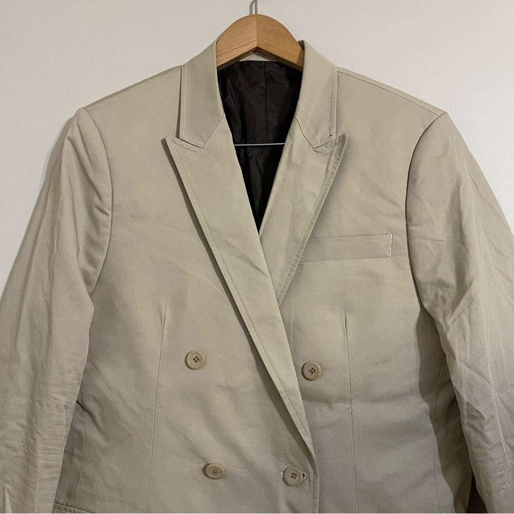 givenchy beige cotton blazer Large - Picture 2 of 13